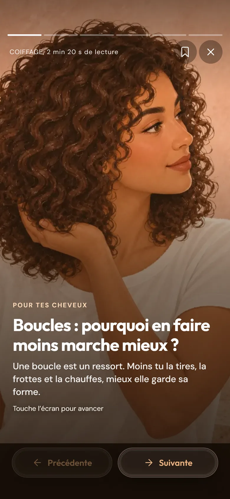 Une fiche Comprendre lue comme une story : boucles, pourquoi en faire moins marche mieux.
